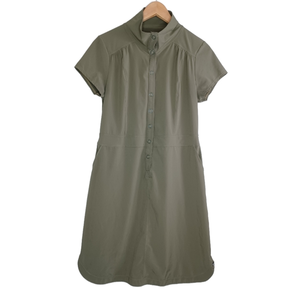 Prana Olive Green Midi Dress